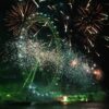 Watch the London Eye lit up in Charli XCX’s Brat Green for New Year’s Eve fireworks show